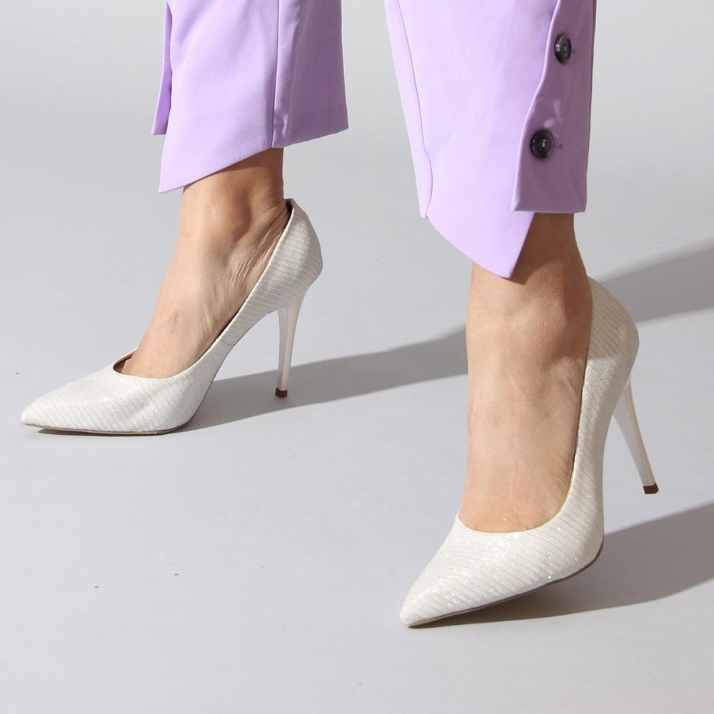 

Женские вечерние туфли на шпильке Sedef Cupra 36 жемчужный