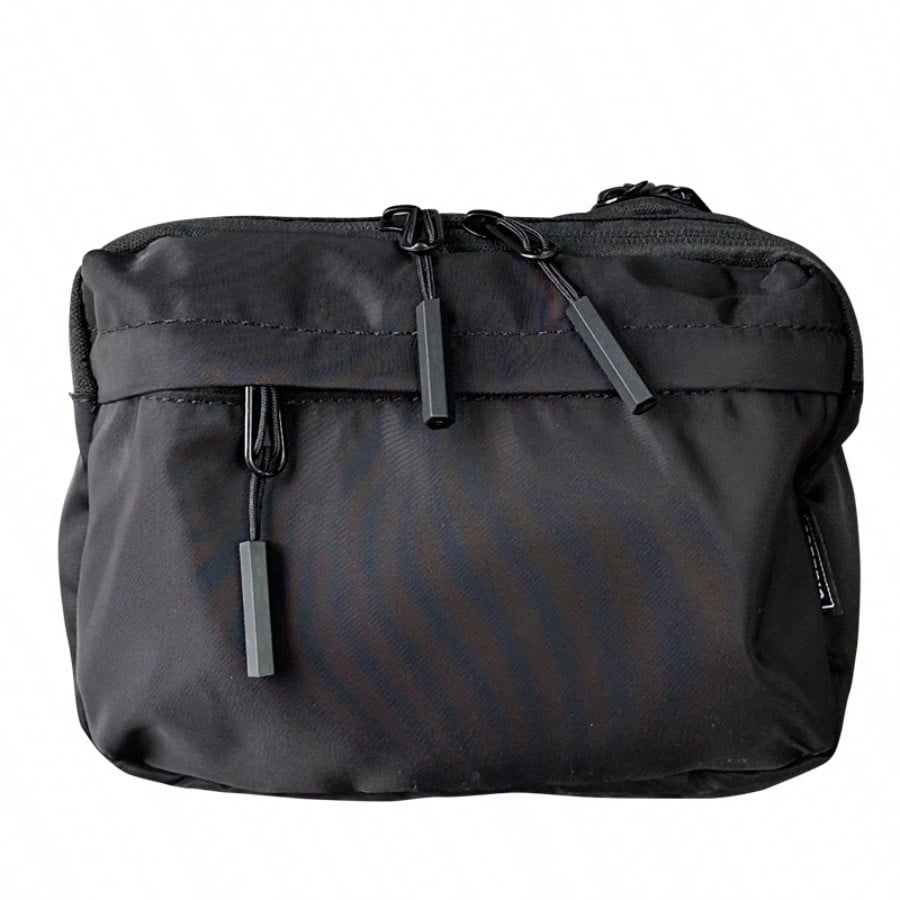 Sac à bandoulière simple et décontracté, Large bandoulière, Sac messager grande capacité, Nouveau pour hommes et femmes Black multicolore