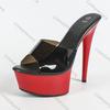 Comemore Summer 15CM Super High Heels Slippers for Women Platform Sandal Sexy Heeled Peep Toe Party Banquet Slides Shoes
