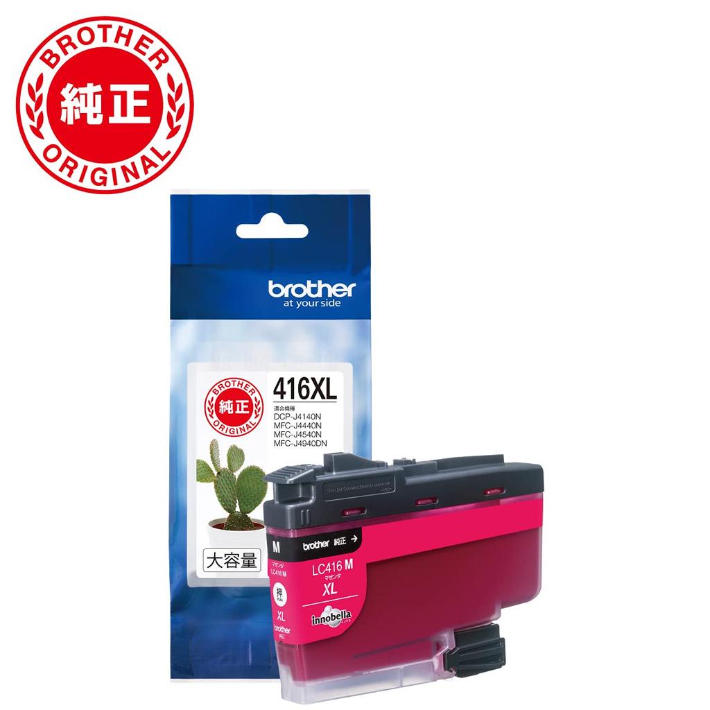 Brother Industries Ink Cartridge Magenta LC416XLM Compatible [Genuine Brother] Models DCP-J4140N, MFC-J4440N, MFC-J4540N, MFC-J4940DN, etc.