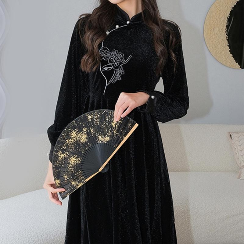 Elegant Silvering Knot Button Bead for Traditional Cheongsam and Shirt Vintage Metal Carved Bead Button for Han Costume