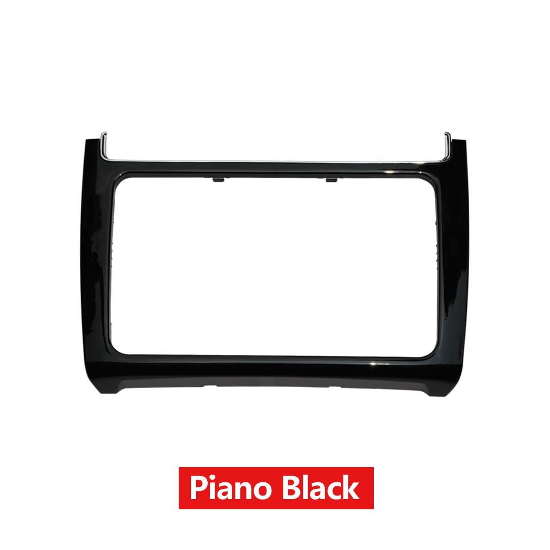 

2 Din Автомобильный радиоприемник DVD Face Frame Kit для Volkswagen VW POLO 2014-2017 ABS Интерьер приборной панели Центральной консоли Накладка Лицевая панель Панель лицевой панели 220x210x130mm