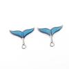10x Enamel Tail Charms Pendants DIY Bracelet Necklace Crafts Silver Plated