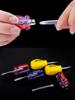 Magnetic Ratchet Telescopic Screwdriver: Dual-Use, Slotted & Phillips Ultra-Short Screwdriver