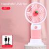 Plastic USB Charging Fan Handheld Desktop Fan Cartoon Mini Portable Fan  Cooling