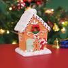 New Gingerbread Man Small House Christmas Small House Decorations Gingerbread Man House Landscape Ornaments Xmas Gift