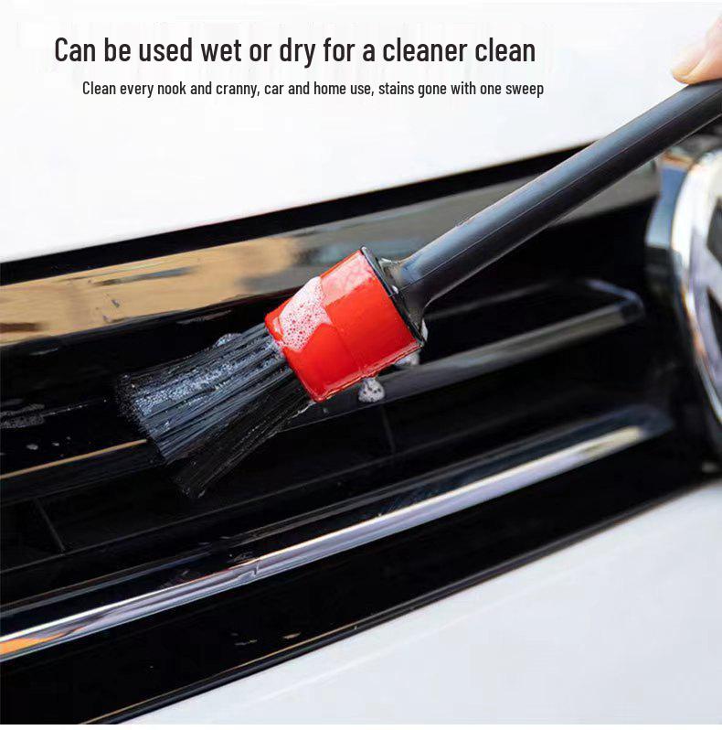 10-teiliges Autoreinigungsset: T-Griff Reifen-, gebogener Griff-, Rad- und Bohrmaschinenbürsten