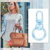 30pcs Lobster Claw Fastener Keychain Swivel Trigger Clips Zinc Alloy Colorful Key Chain Clips Snap Hook Jump Flat Split Ring DIY Craft Jewelry Light