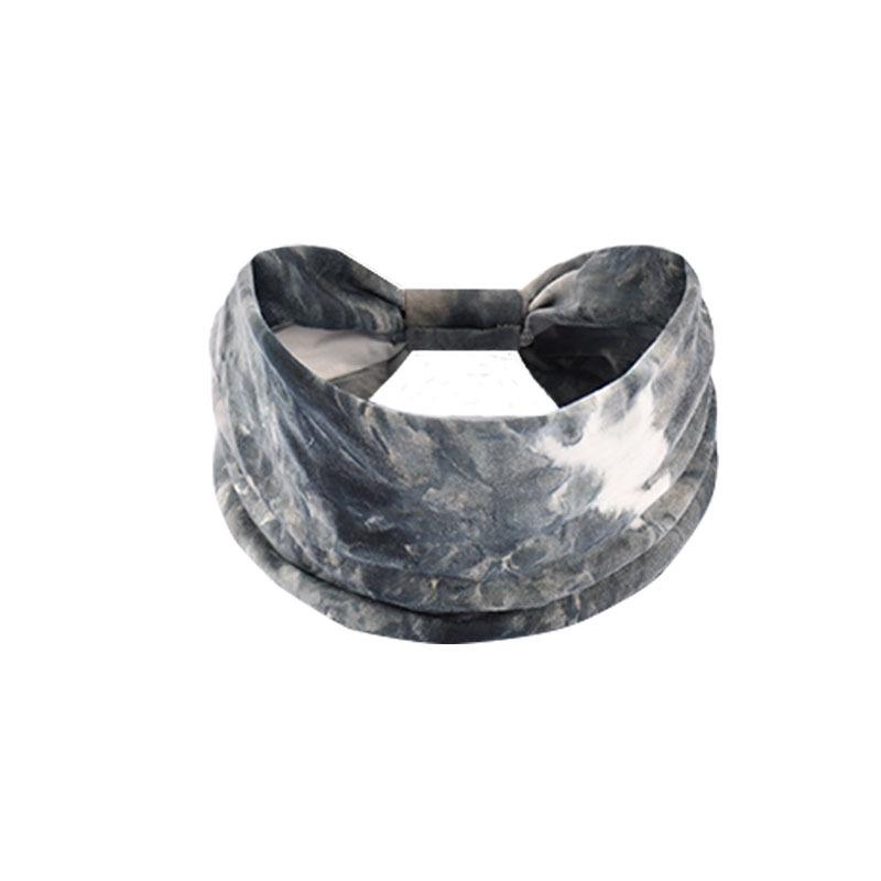 Women's Paisley Sport Yoga Headband - Sweat-Absorbing, Elastic Cotton, Bohemian Style