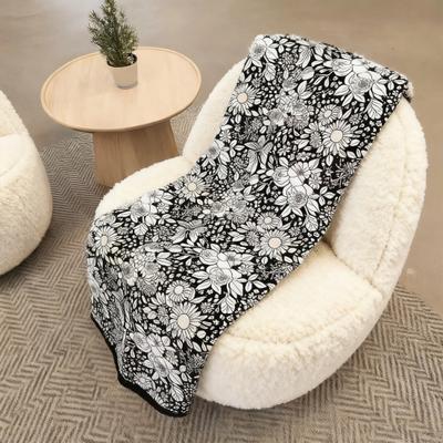 Coperta da colorare fai da te Lavabile Coperta artigianale da colorare Colora la tua coperta Progetto artistico personalizzato riutilizzabile Coperta da divano per l'arredamento della casa Vacanza