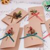 Xiaomi 5Pc Christmas Red Berry Pine Cone Branches Artificial Pine Picks Greeting Cards Gift Bags Boxes DIY Holiday Craft Decor Supplies