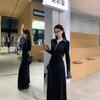 Spring 2025 Hepburn-Inspired Slimming Bodycon Plus Size Dress - Casual Women's Fashion