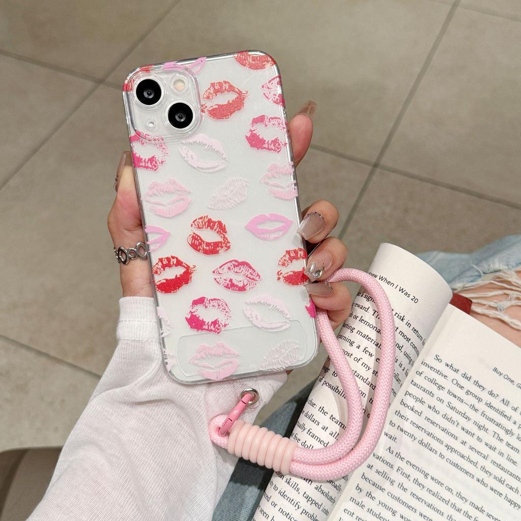 Lip Print Color iPhone Cases for Models 15/14/13/12/11/11 Pro/Pro Max/XS Max/XR/XS/X