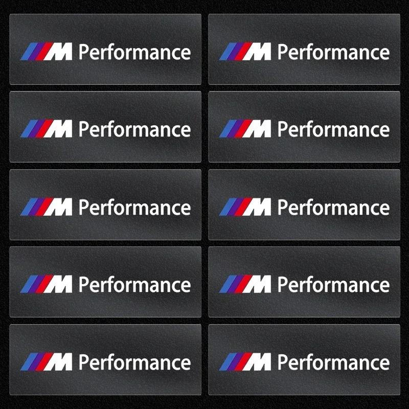 10Pcs PVC Car Door Handle Badge Protector Decal Wiper Sticker for Bmw Performance E46 E90 E60 F10 F30 E39 E36 E87 G30 E92 M
