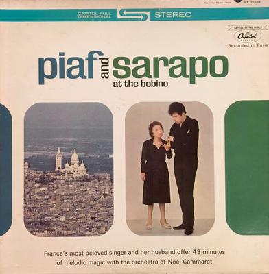 LP Plaat EDITH PIAF THEO SARAPO Piaf En Sarapo In De Bobino ST10348 CAPITOL 1963 VS Wereldmuziek Gebruikt