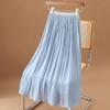 Dámská letní móda Streamer Šifonová sukně Milk Perleťová sukně Temperamentní skládaná sukně