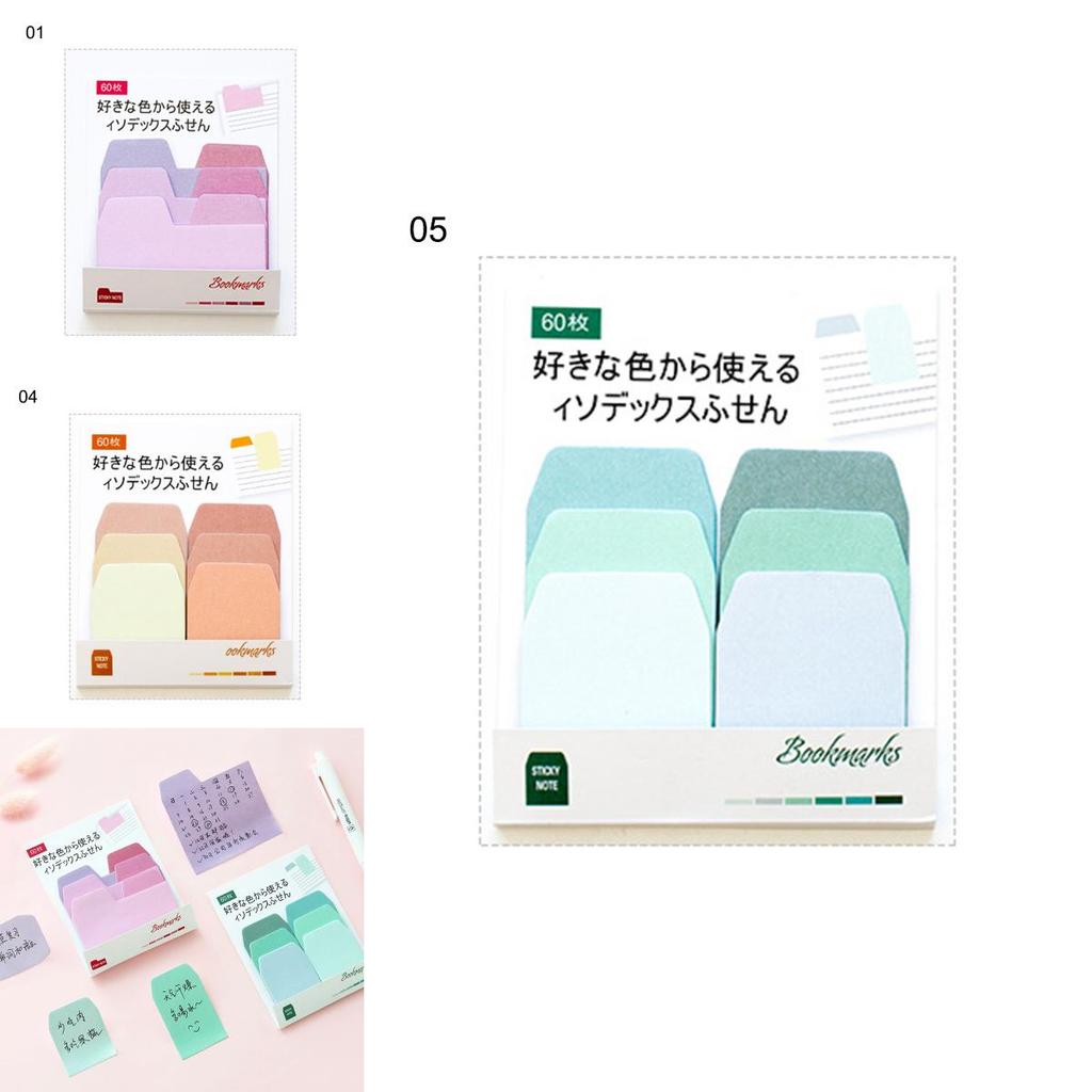 Eye-catching Gradient Sticky Notepad Paper Tabs For Creative Diy Messages