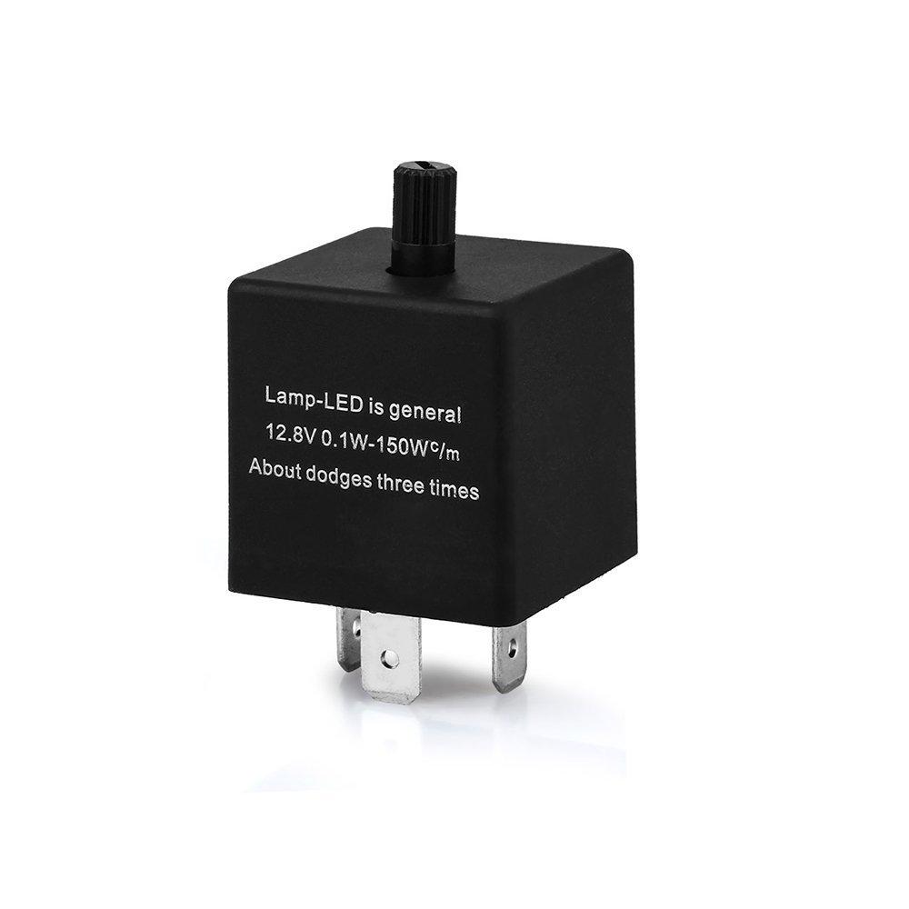 

e-auto fun LED Compatible Flashing Speed Adjustable CF13KT High Fla Prevention Genuine Replacement 3-pin 3-pin (CF13KT)