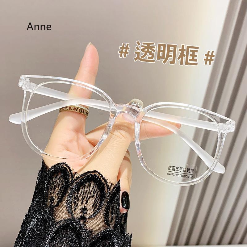 New Women Clear Lens Myopia Glasses Transparent Anti-Blue Light Nearsighted Eyeglasses Frame Diopter Myopia 0-1.0-4.0-6.0