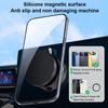 Car Magnetic Phone Holder Electric Suction Cup Foldable 360° Rotating Bracket Super Stable Stand with Switch for iPhone 16 15
