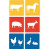 Modèles Les Animaux De Ferme - APLI AGIPA - 6 Pièces - Multicolore - Pour Enfants - Mixte