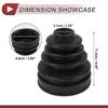 X Autohaux 1 Set CV Joint Boot Kit for Toyota 4Runner 1996-2002 Inner Constant Velocity Joint Boot W/ Clamps No.0443835040