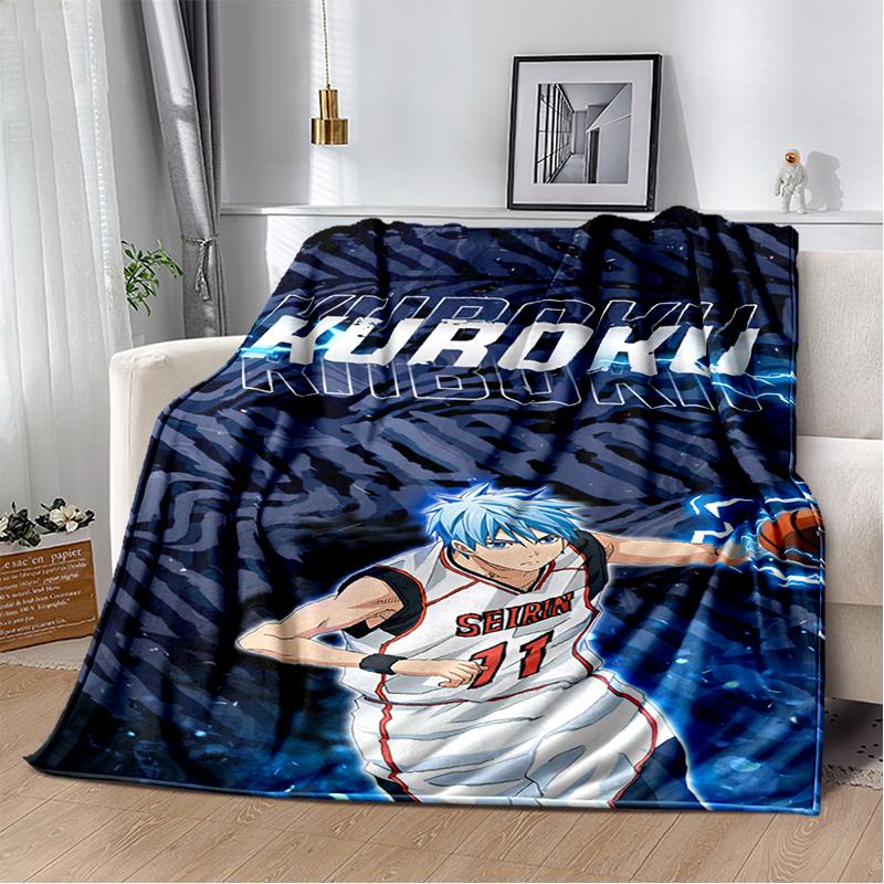 29 Style New Cartoon Kuroko Basketball Anime Flannel Blanket,Soft Throw Blanket for Home Bedroom Bed Sofa Travel Cover Kid Gift