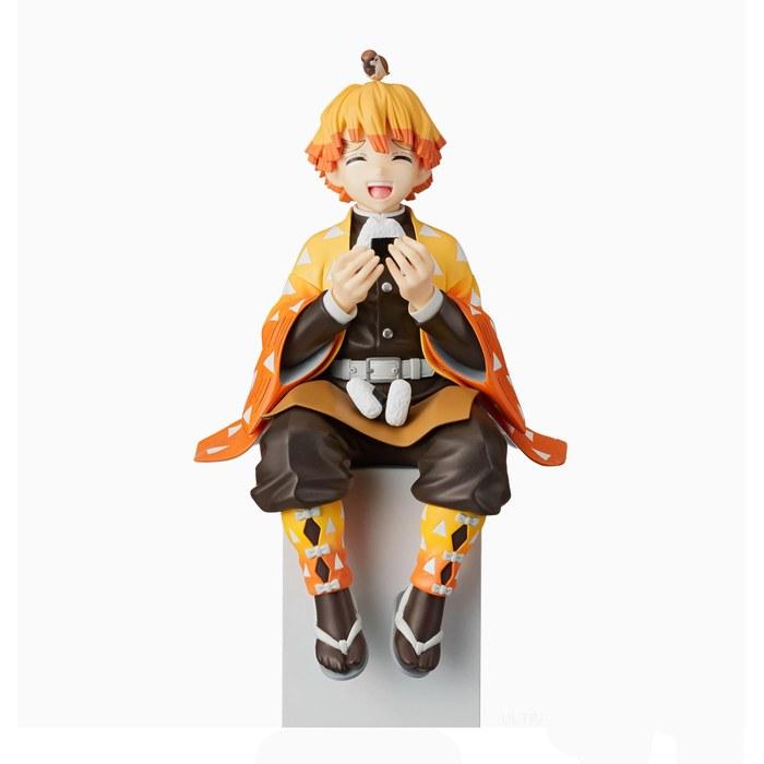 SEGA Demon Slayer Tanjiro Kamado Agatsuma Zenitsu PM Perch Figure Premium Chokonose Figure, Multicolor, 6in.