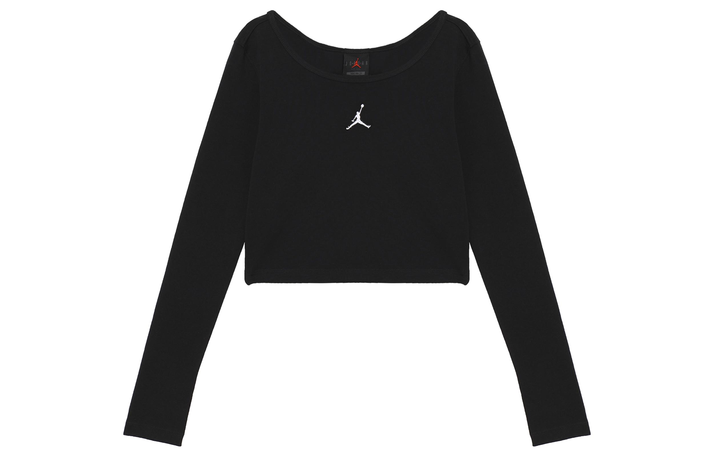 Женская черная футболка Jordan Regular DQ4466-010 XL