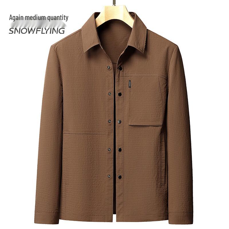 

Xuezhongfei Men s Spring Casual Lapel Jacket 4XL /195