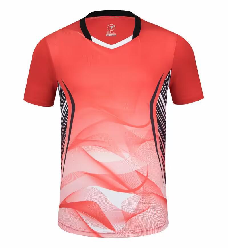 Unisex Short Sleeve Team Uniform for Badminton/Table Tennis - Couples Style