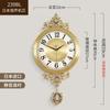 Funky Big Size Wall Clocks Hands Unique Living Desk Golden Wall Clocks Pendulum Modern Horloge Murale Luxury Design TY140YM1C2B2