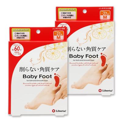 Baby Foot Easy Pack 60 Minute Type M Size Set of 2 Heel Exfoliation Foot Peeling To (Up 27cm)