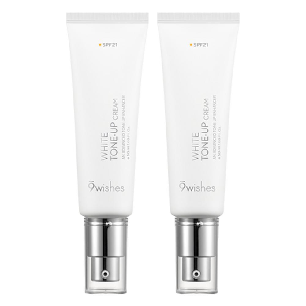 Nine Wishes Vegan Tone-Up Cream SPF21, 50ml, 2 pcs