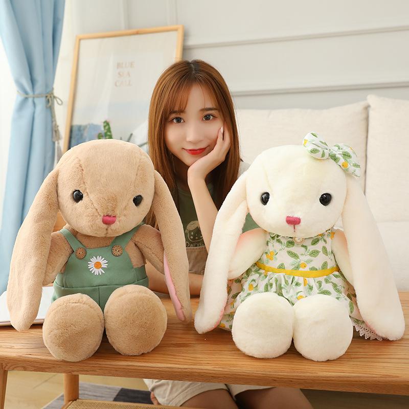 New Cute Rabbit Doll Plush Toy Rabbit Grab Machine Rag Doll Doll Couple Rabbit Birthday Gift