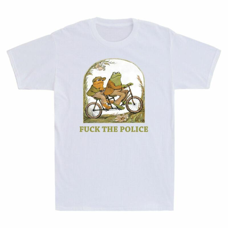 The Unisexs Funny Frog Tee And Short Cotton Tshirt Sleeve Fk Toad Police Meme
