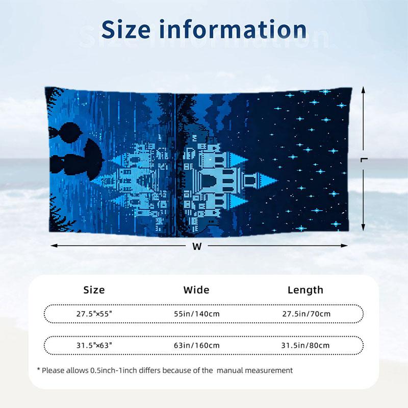 Large Beach Towel Quick Dry Absorbent Towel For Beach IndoorUndertale