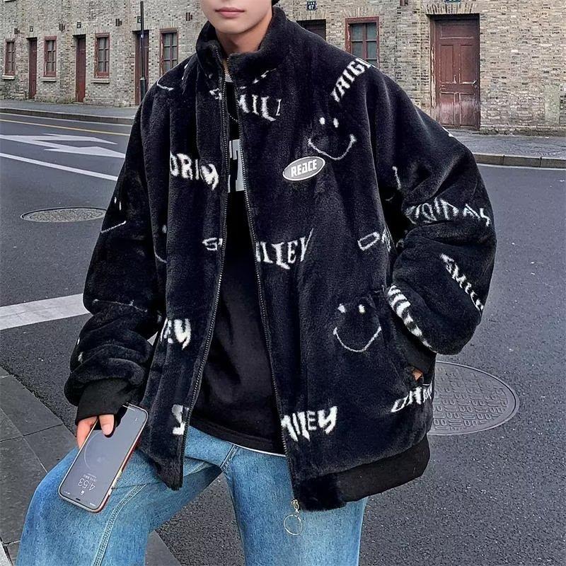 

Осень и Зима Кашемировое Хлопковое Пальто с Подкладкой Мужское Уличное Свободное Парное Хлопковое Пальто XXL чёрный