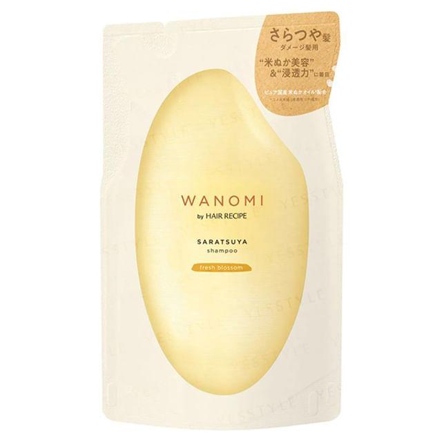 

HAIR RECIPE - WANOMI Saratsuya Shampoo Fresh Blossom 300ml Refill