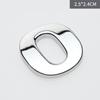 Custom 3D Car Number Alphabet Stickers Zinc Alloy Metal Chrome Emblem Scratch Proof Durable for Auto Badge Motorcycle Laptop Decor