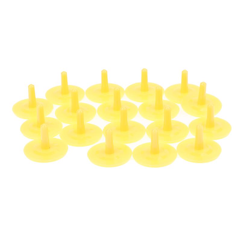 20 Stück Tragbare Runde Kunststoff Golfball Positionsmarkierer Ausrüstung Für Golfer Sortierte Farbe Golfballmarkierung