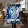 1PC Lech Poznan Patterned Flannel Blanket Suitable For All Seasons for Home Decor Warmth and Comfort Gifts Holiday Present