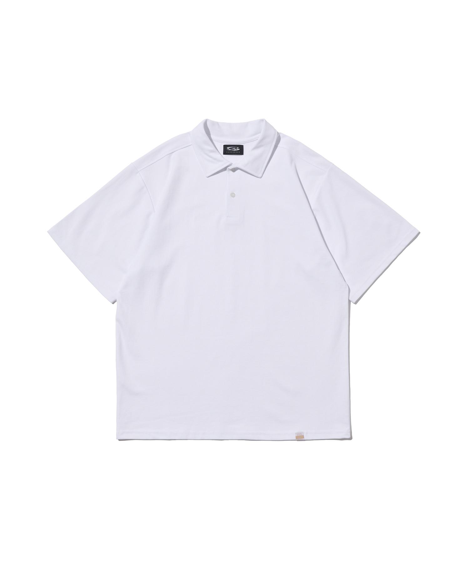 Cargo Bros Sorona Basic Collared Short Sleeve T-Shirt (White) Free