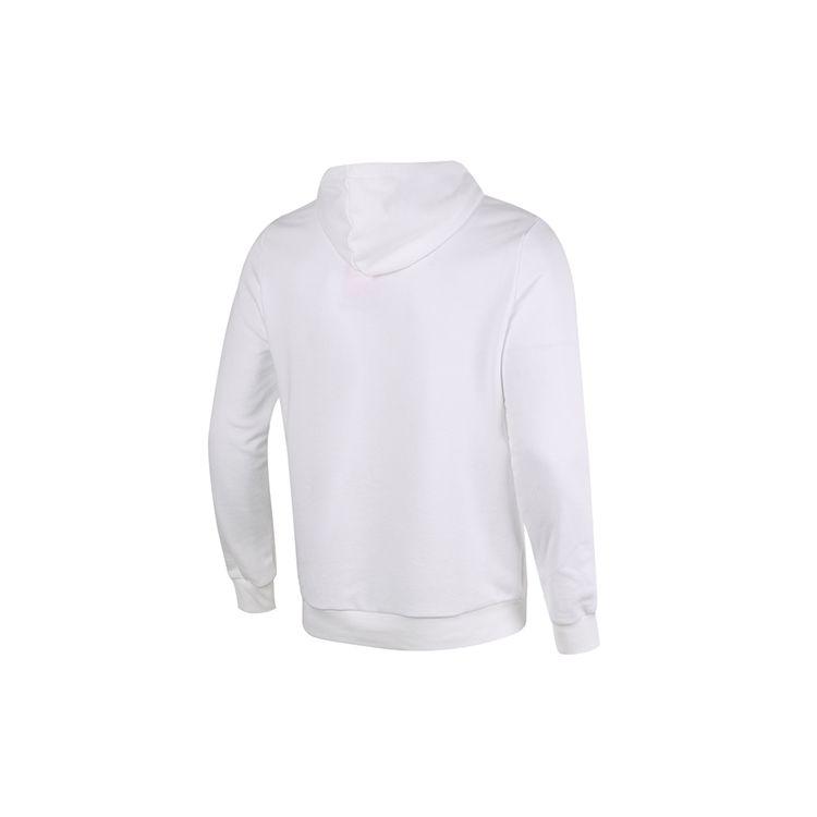 Puma Sports Casual Colorblock Logo Print Hooded Knit Sweatshirt Men Tops White 588667-02