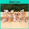Chis Sweet Home Pvc Decor With Cat Figurines For Home Display