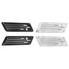 Upgraded Saddle Bag Latch Cover Aluminum Alloy Saddlebag Latches Covers Motorcycles Accessories Simple Installation