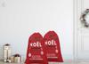Printtoo 2 Pcs Santa Gift Sack for Kids Presents Xmas Bag Christmas Sack Personalized Bags Large 27x20 Inch