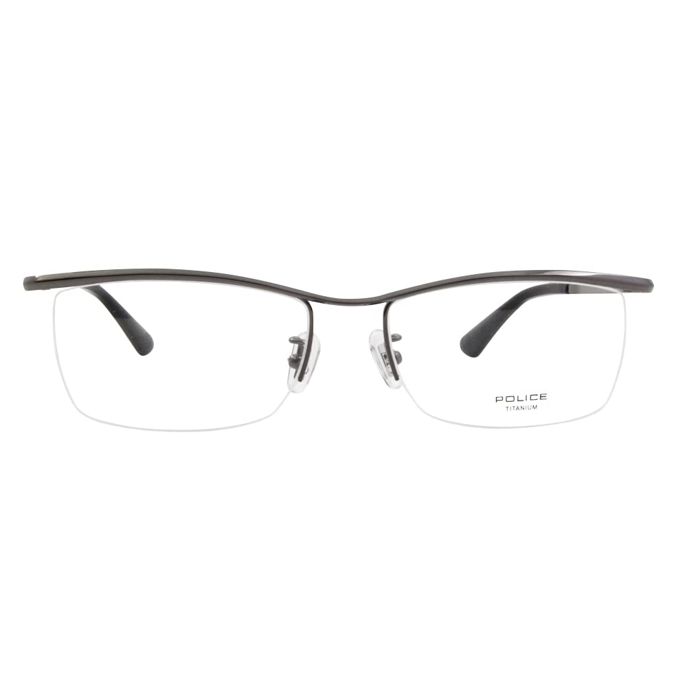 Police Eyeglasses Frame Sunglasses with Photochromic Lenses VPLG48J 0K59 55 xa Photochromic Brown Lenses [Police] Non-prescription