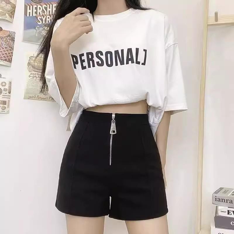 

Petite High-Waisted Wide-Leg Summer Shorts for Women (Size XS) M [Recommended for 90-104 lbs]