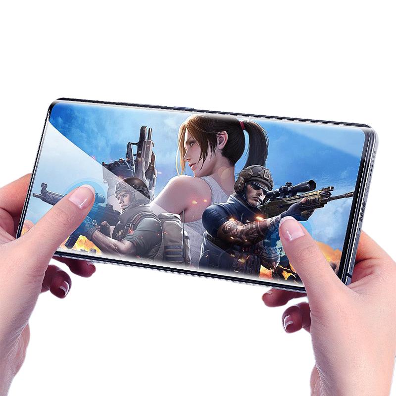 RURIHAI For OnePlus 12 5G Film 3D Curved Ultra Clear Full Screen Protector (Support Fingerprint Unlock)